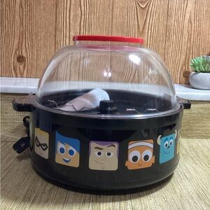 Disney Pixar Collection Stir Popcorn Maker with Cartoon Faces
